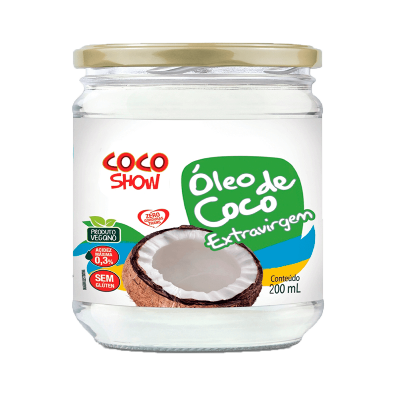 Óleo de Coco extra virgem 200ml – COCO SHOW