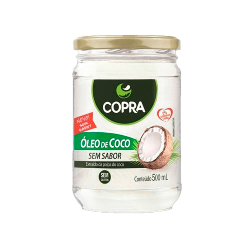 Óleo de Coco sem sabor 500ml - COPRA