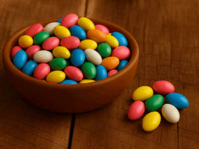 Amêndoa Confeitada Colorida