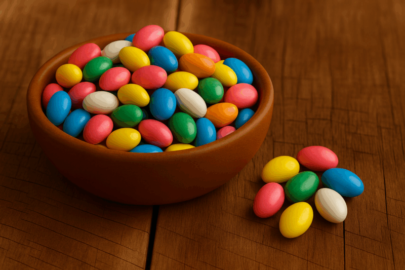 Amêndoa Confeitada Colorida
