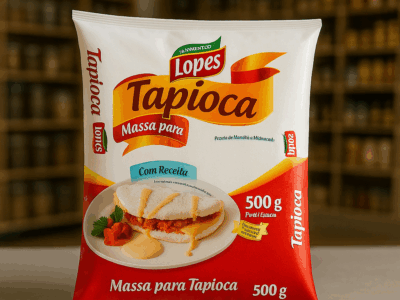 Massa para Tapioca 500g - Lopes