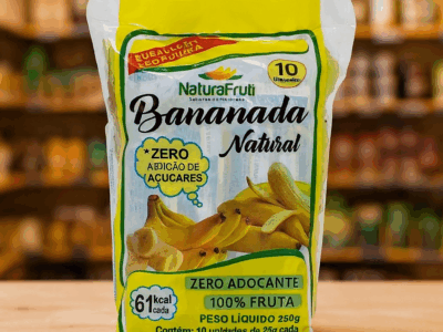 Bananada Natural s/Açúcar 250g - Bananafruti