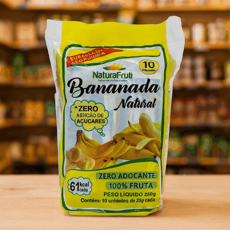 Bananada Natural s/Açúcar 250g - Bananafruti