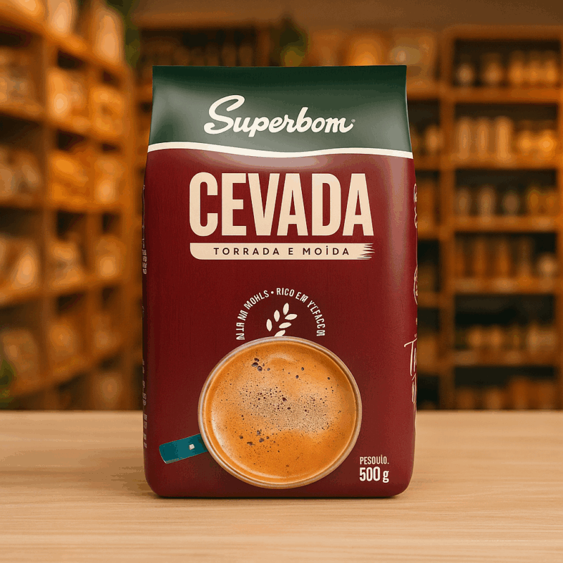 Cevada Torrada Moída 500g - SuperBom