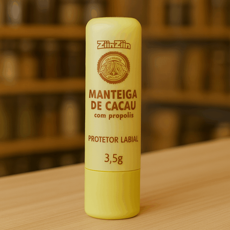 Manteiga de Cacau c/Própolis 3,5g - ZiinZiin