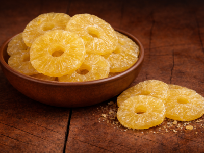 Abacaxi Glaceado em Rodelas