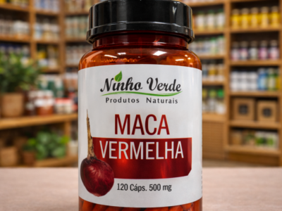 Maca Peruana Vermelha 120 Cápsulas - Ninho Verde