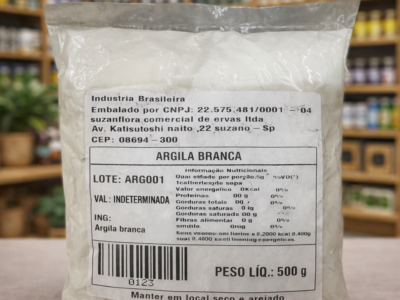 Argila Branca - Pacote 500g