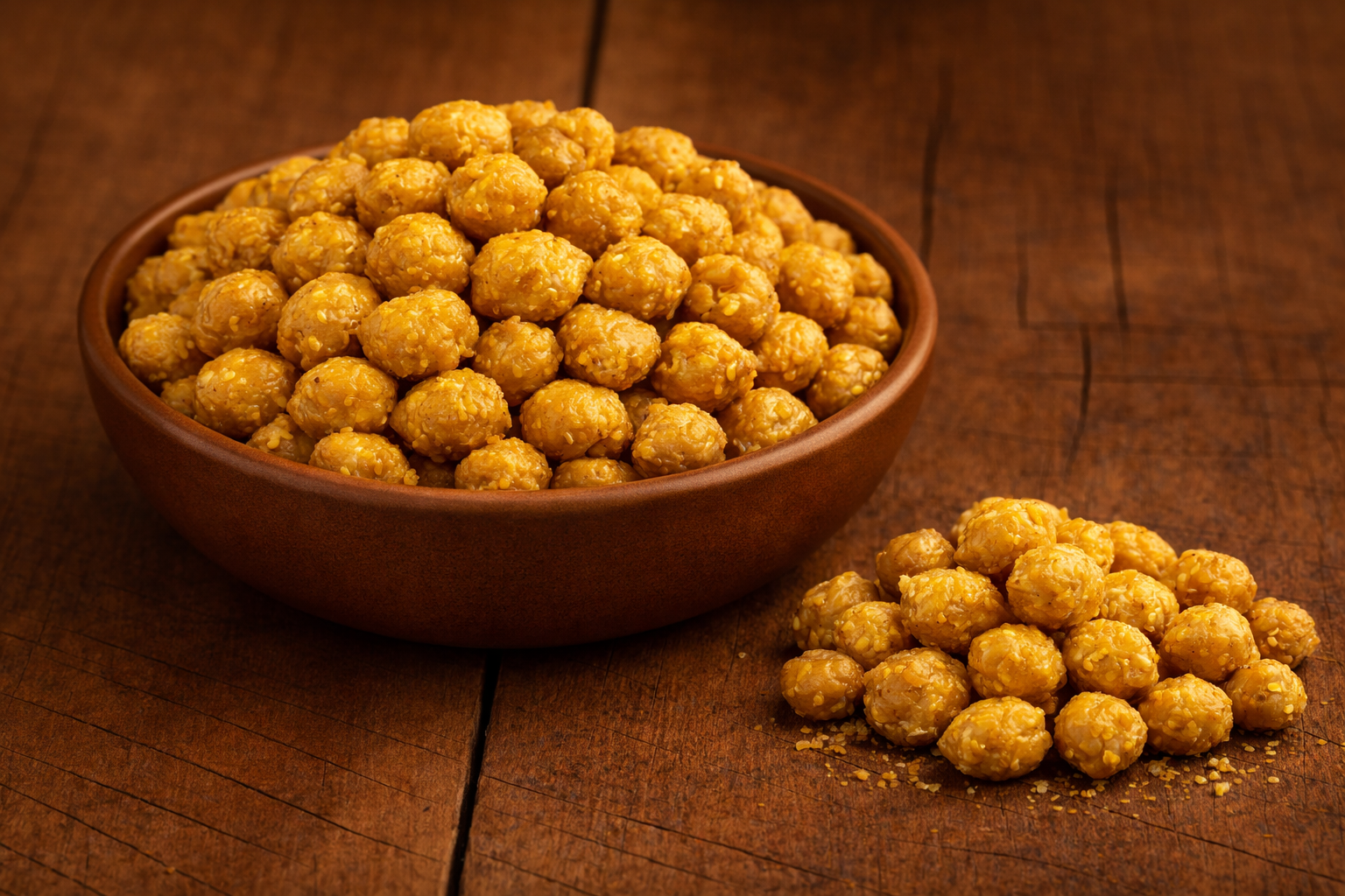 Grão de Bico Torrado Mostarda e Mel